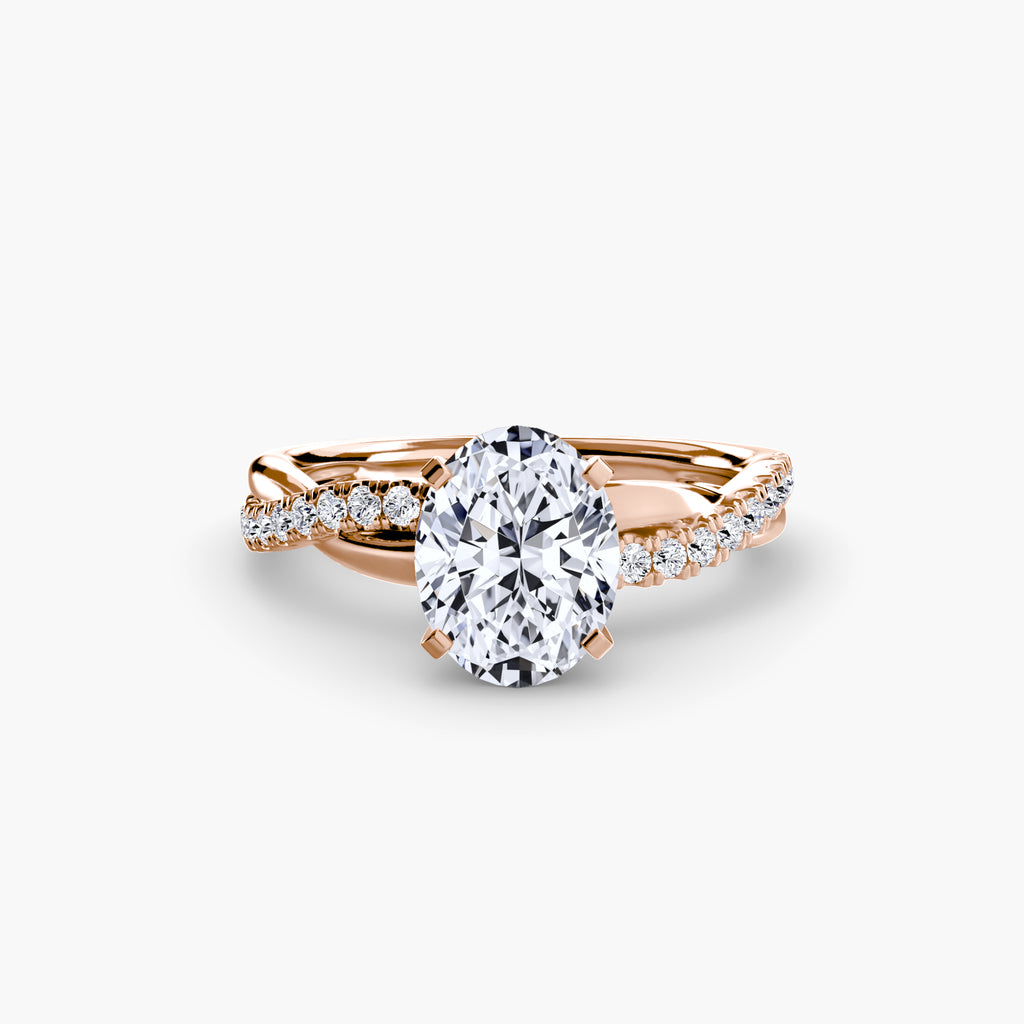 Der Emerald Twist Pavé-Ring