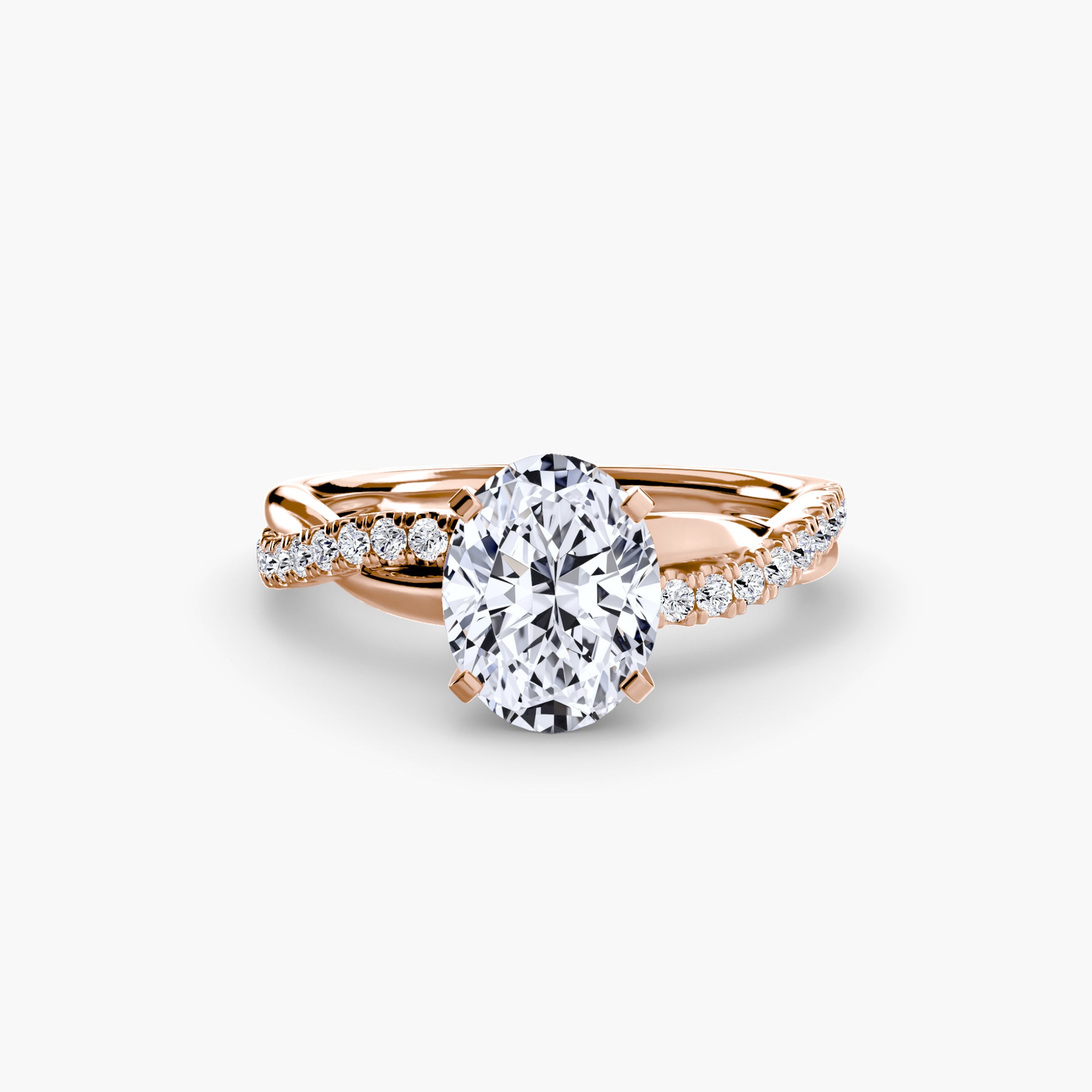 Der Emerald Twist Pavé-Ring
