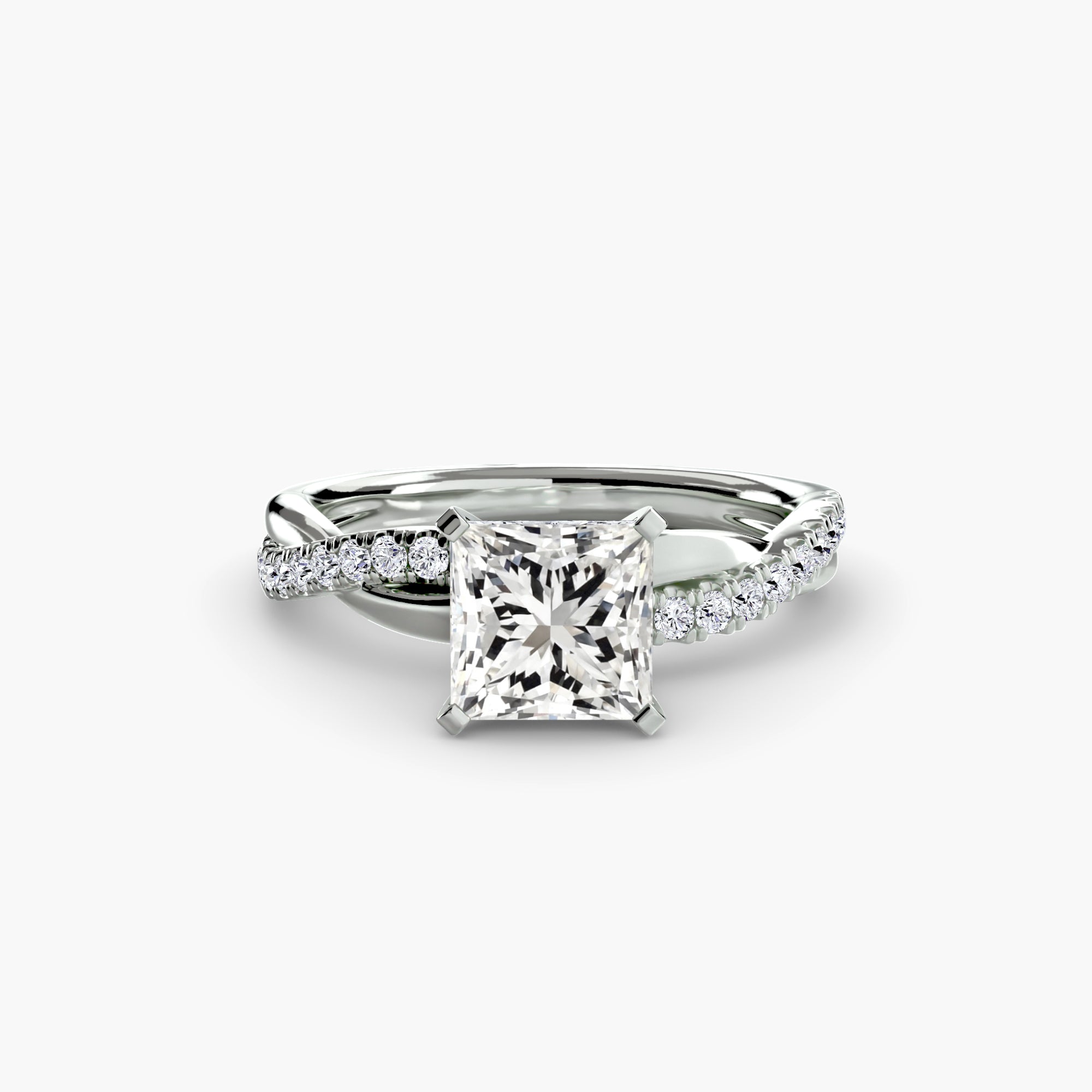 Der Emerald Twist Pavé-Ring