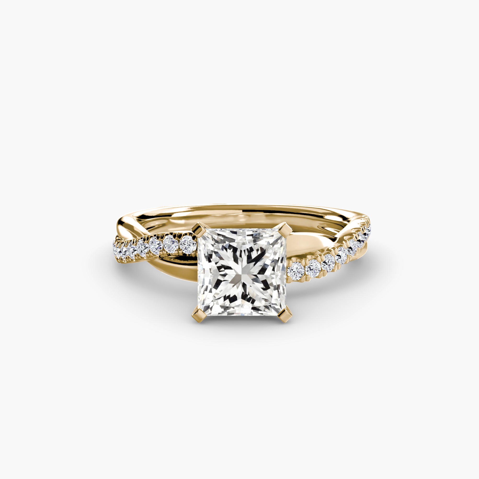 Der Emerald Twist Pavé-Ring