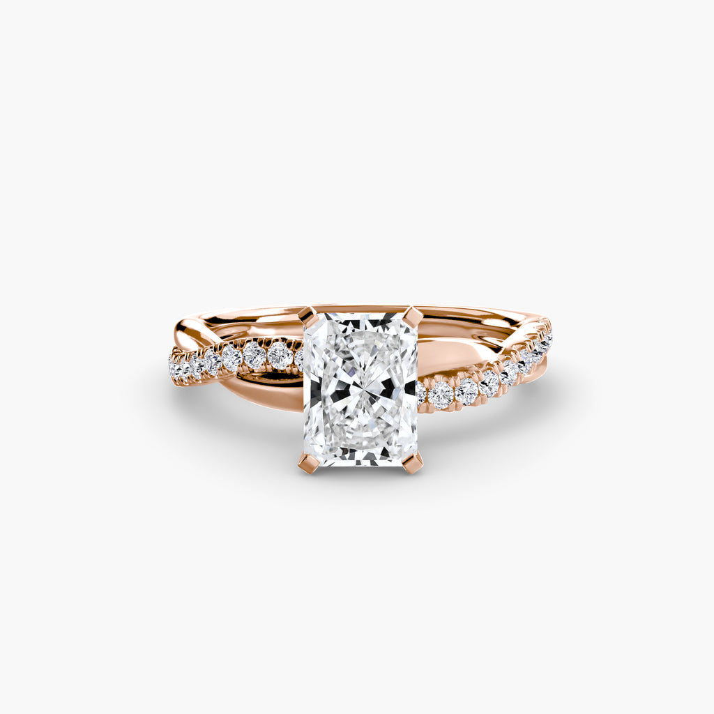 Der Emerald Twist Pavé-Ring