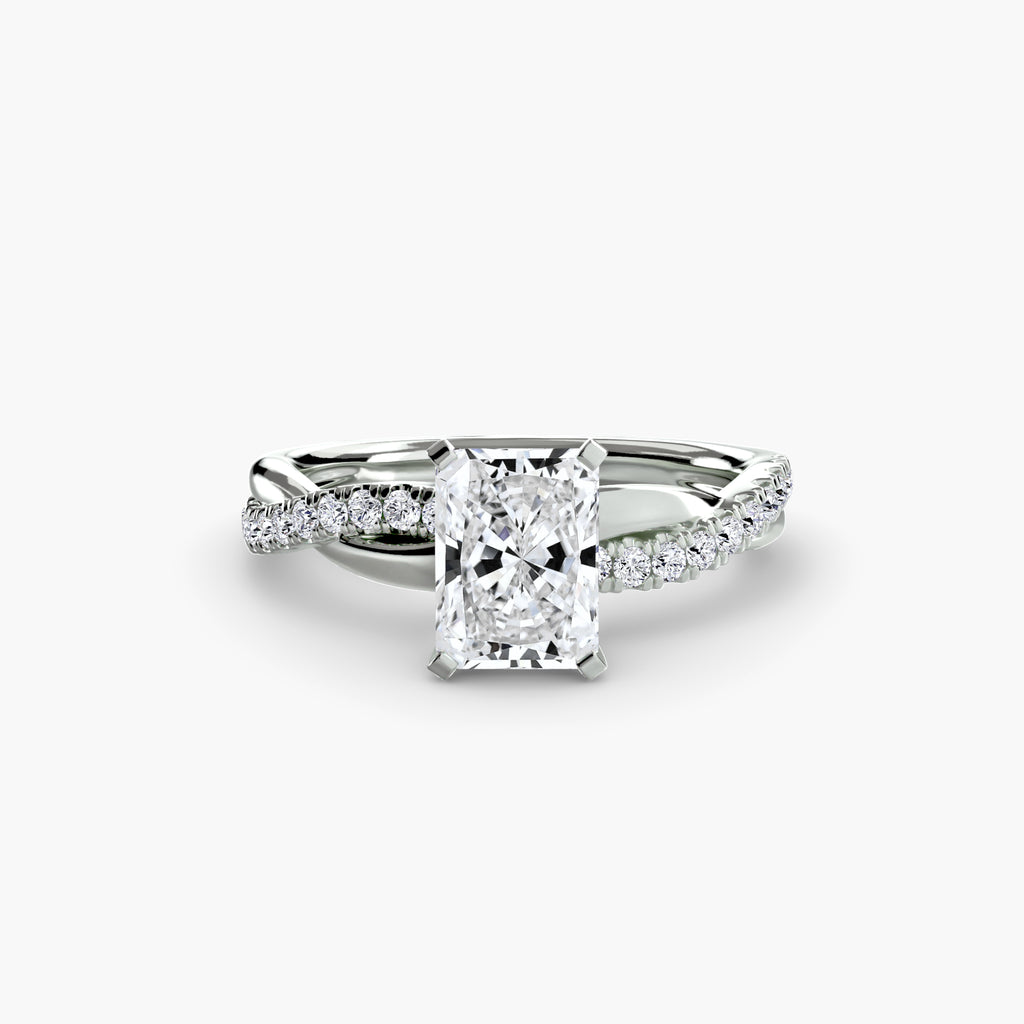 Der Emerald Twist Pavé-Ring