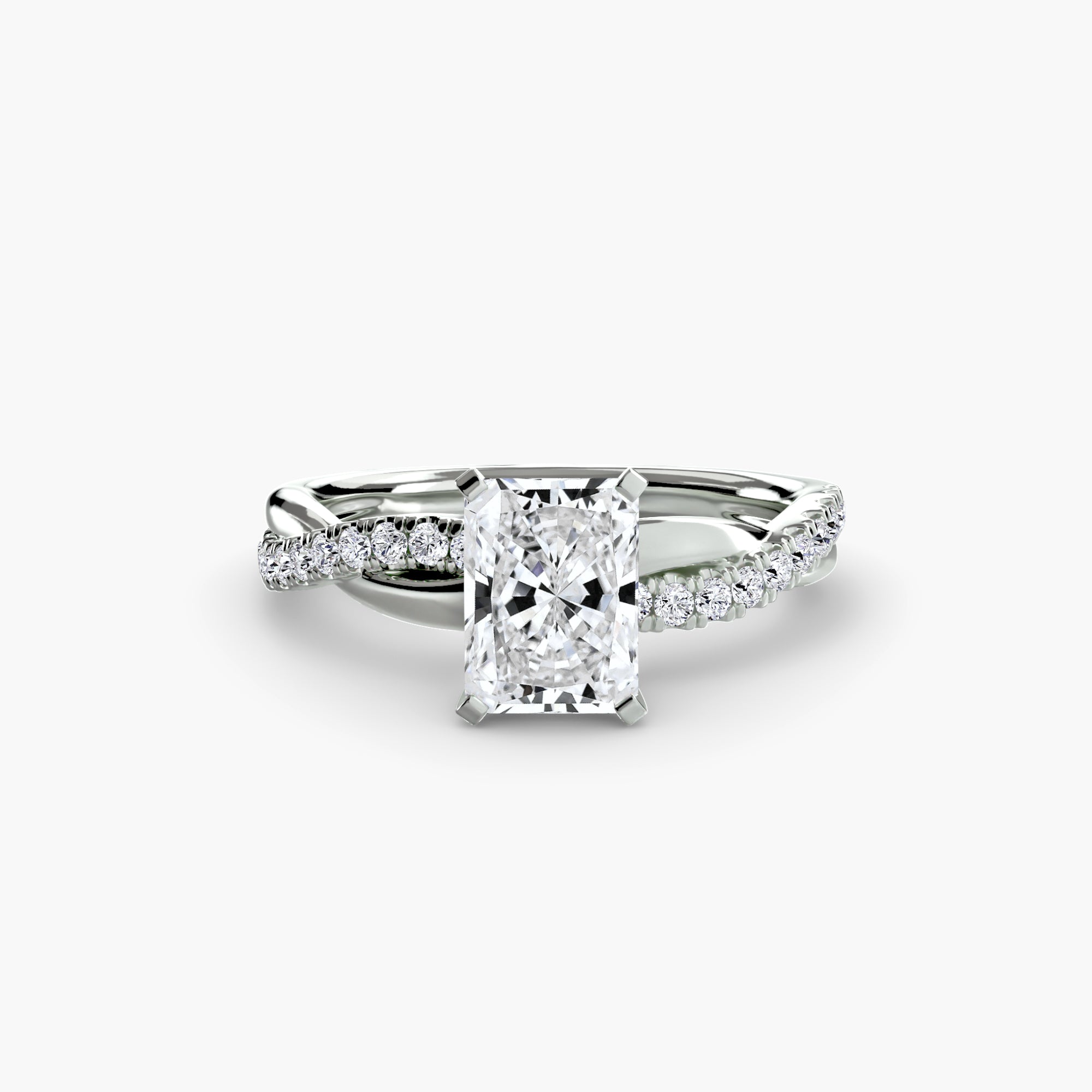 Der Emerald Twist Pavé-Ring