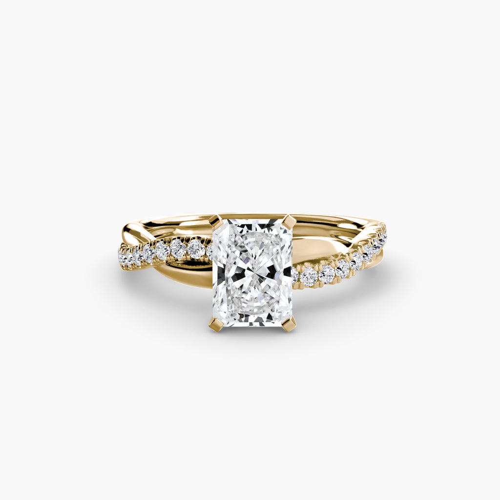 Der Emerald Twist Pavé-Ring