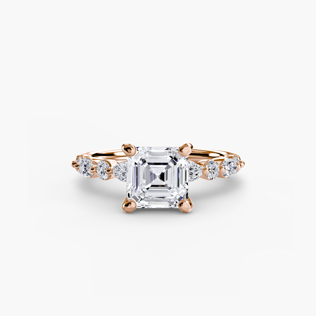 Solitaire mit Eternity Pavé 2