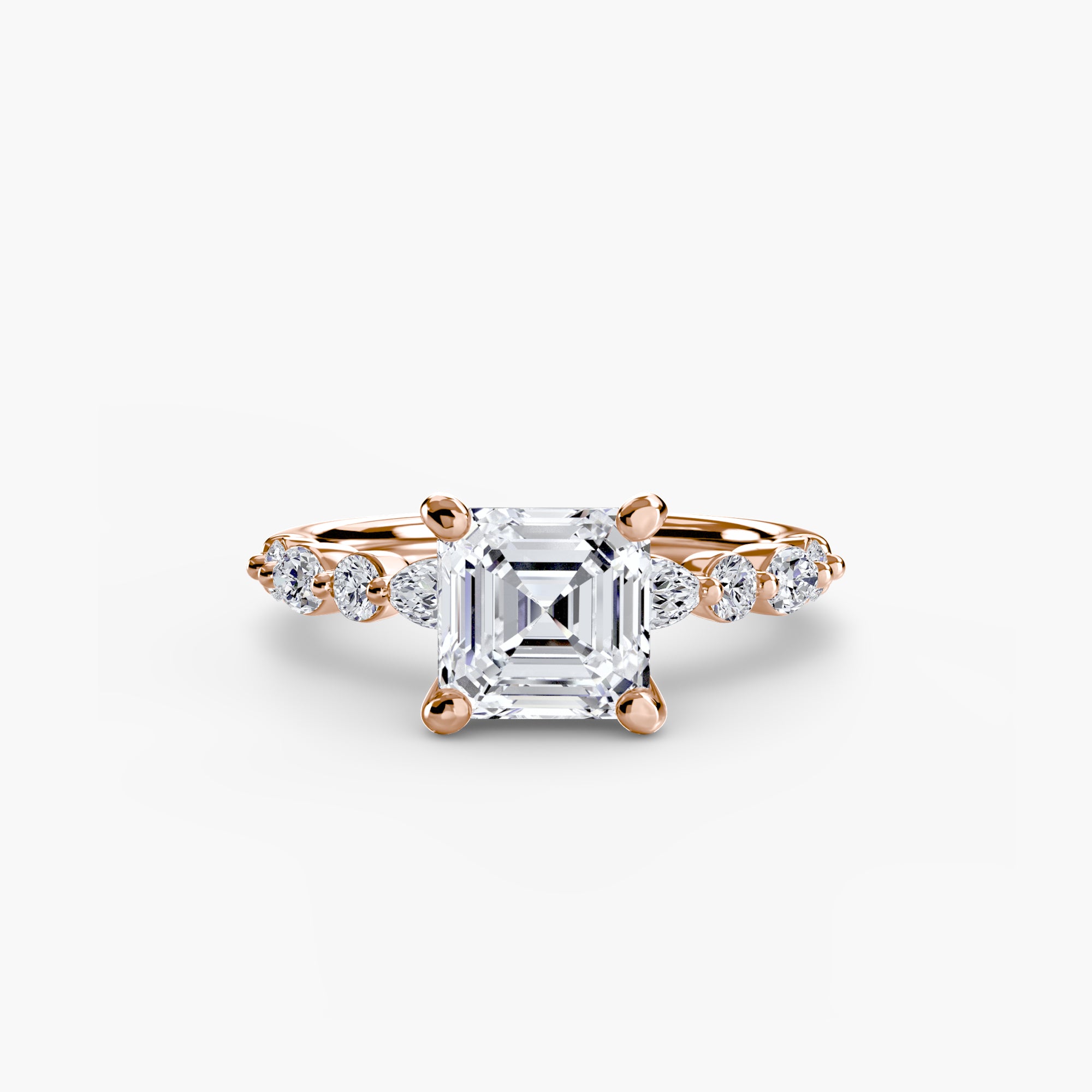 Solitaire mit Eternity Pavé 2