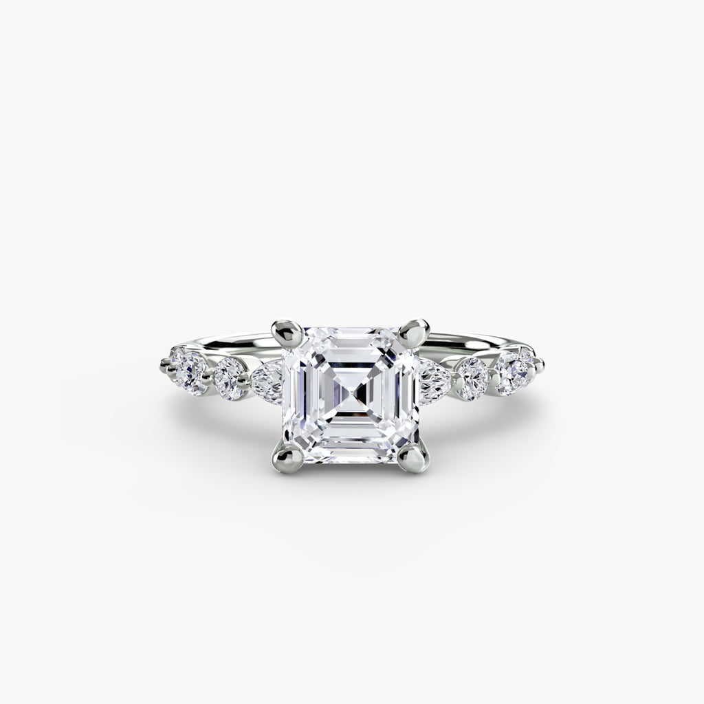 Solitaire mit Eternity Pavé 2