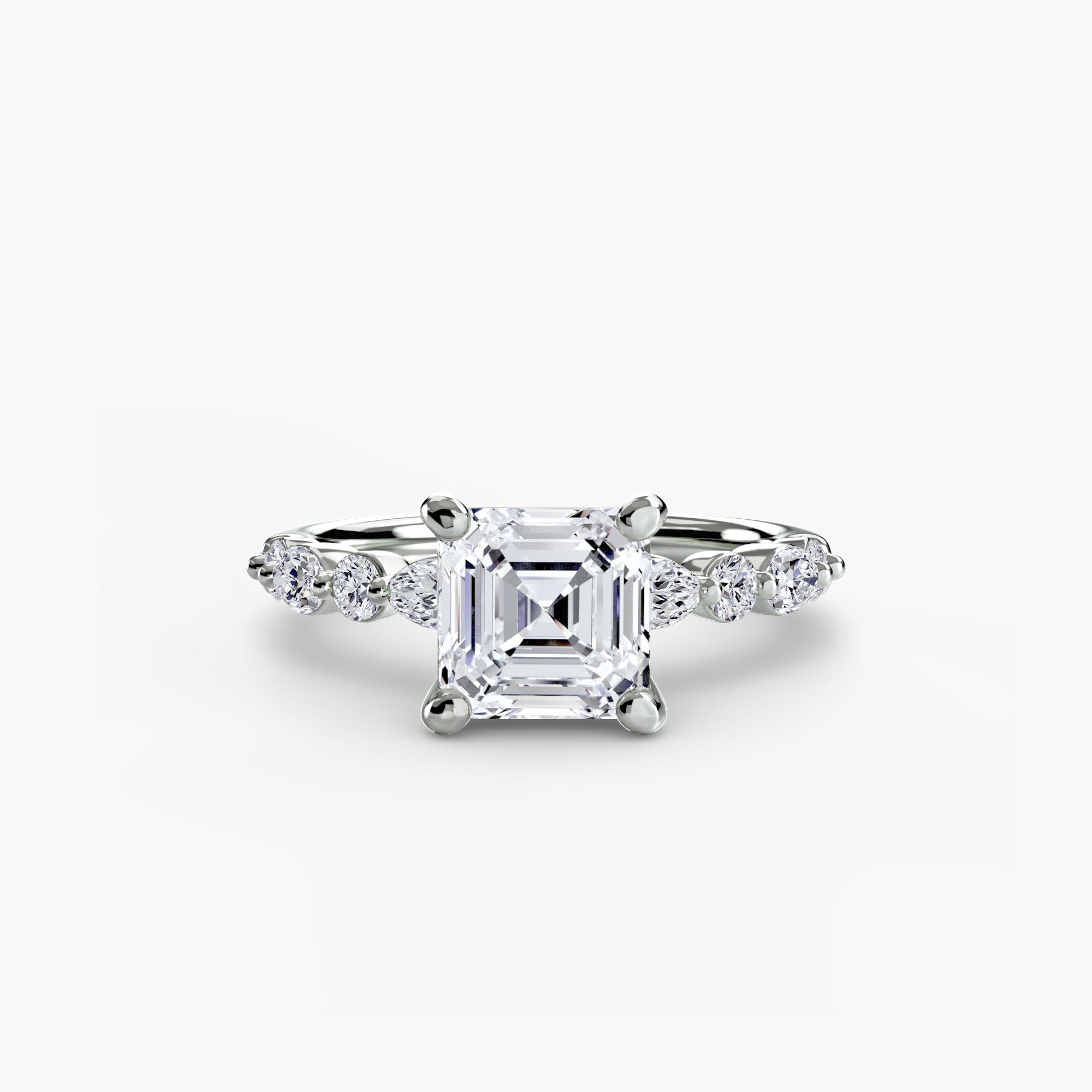 Solitaire mit Eternity Pavé 2