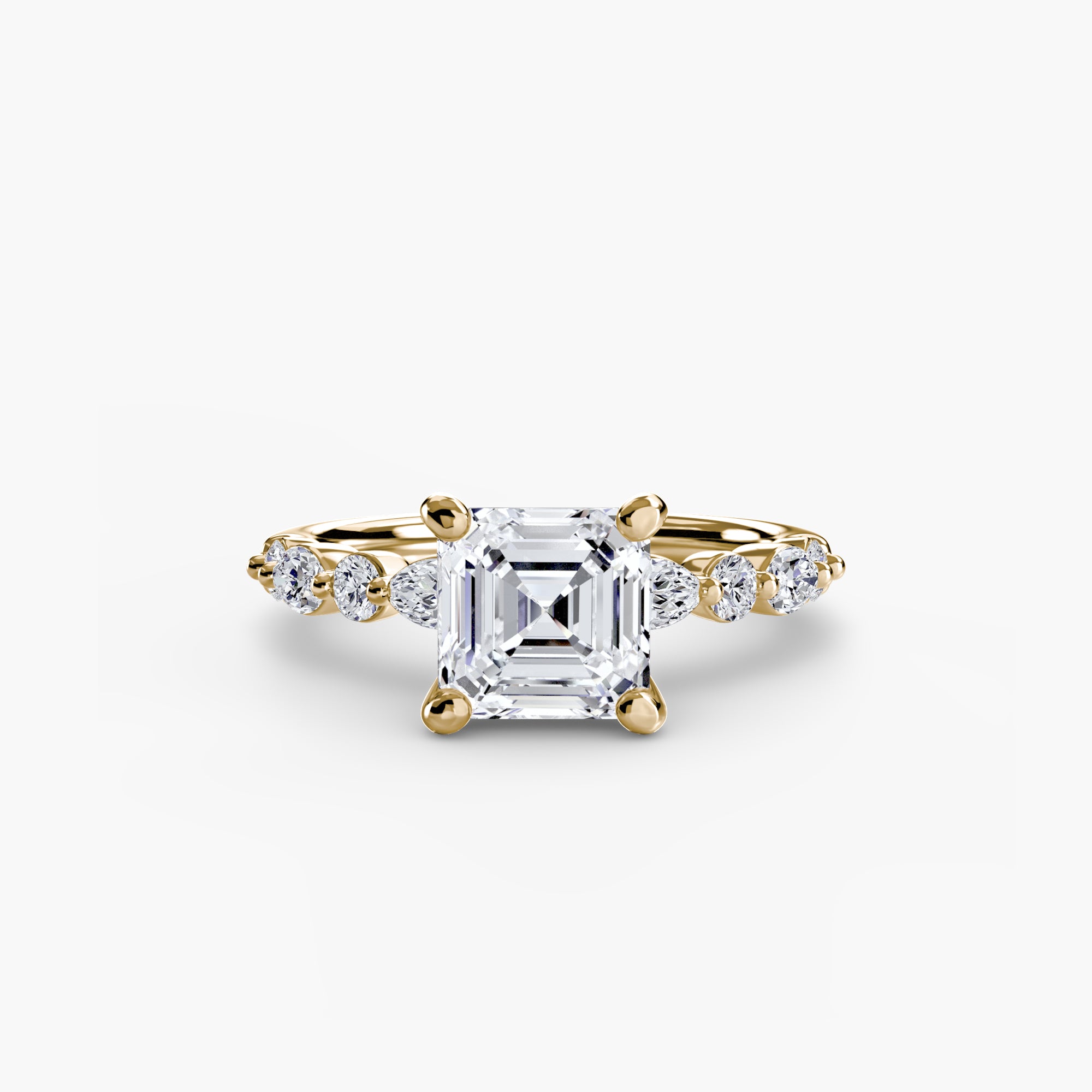 Solitaire mit Eternity Pavé 2