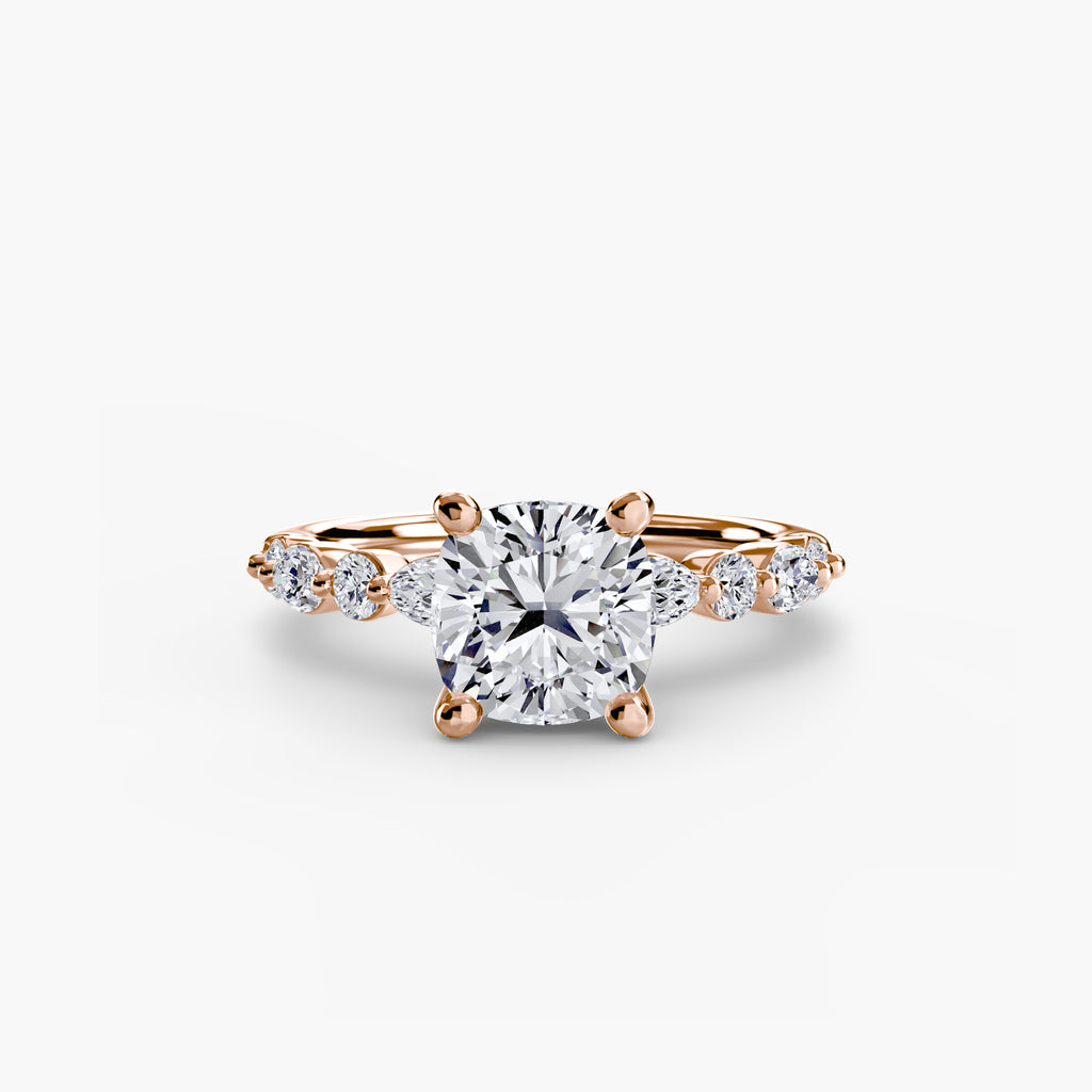 Solitaire mit Eternity Pavé 2