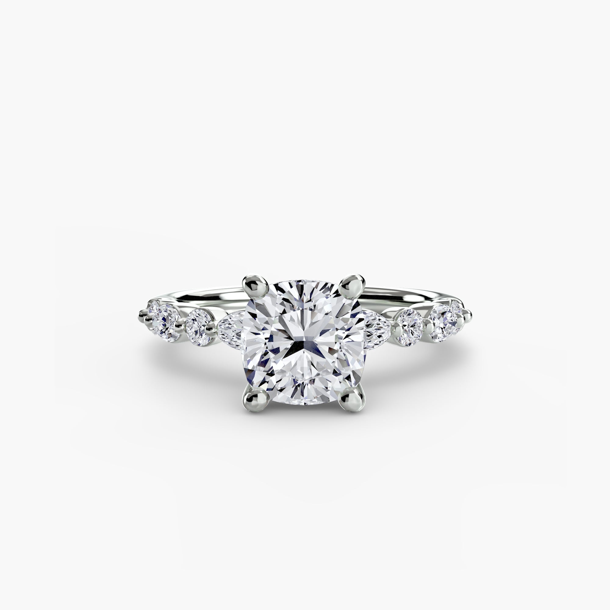 Solitaire mit Eternity Pavé 2