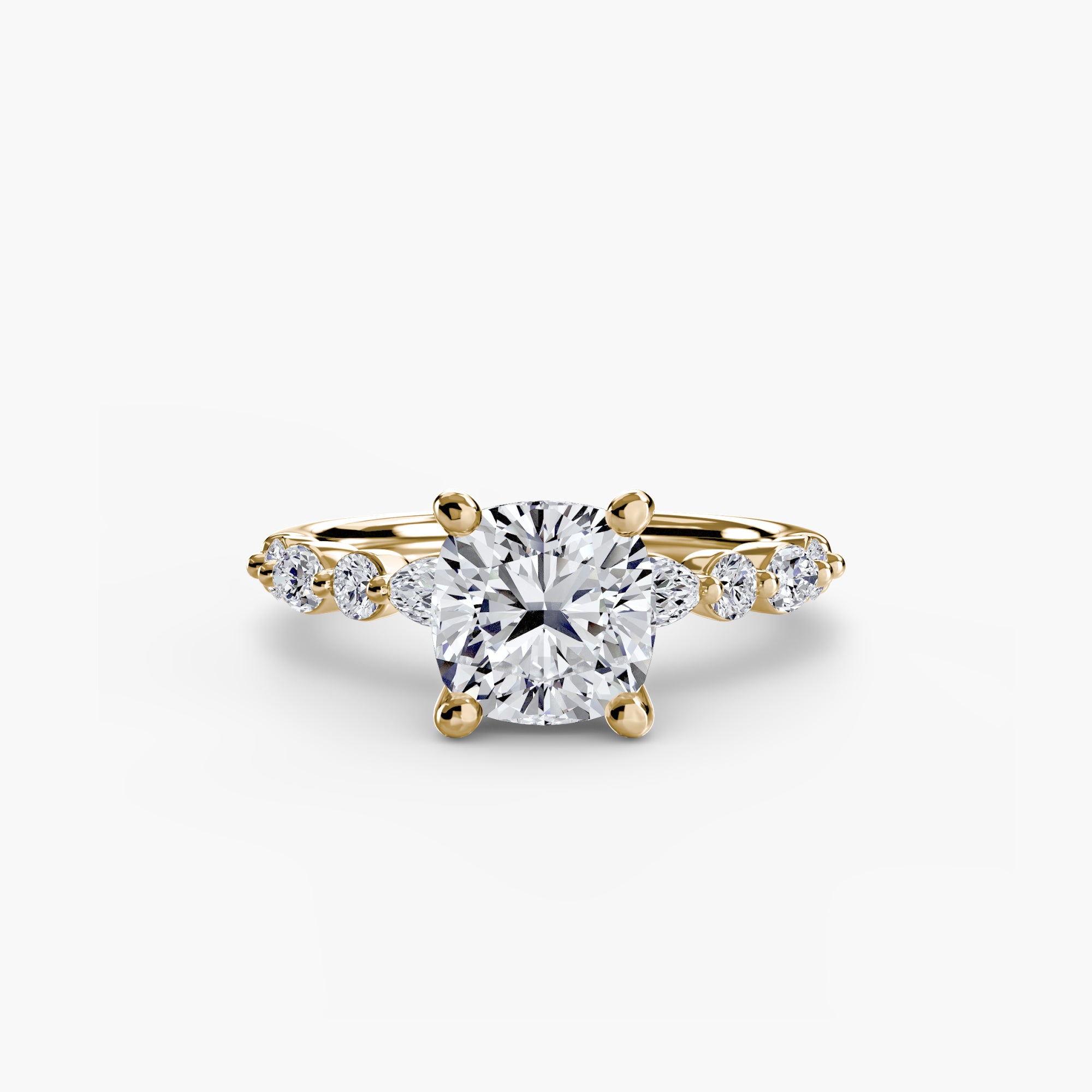 Solitaire mit Eternity Pavé 2