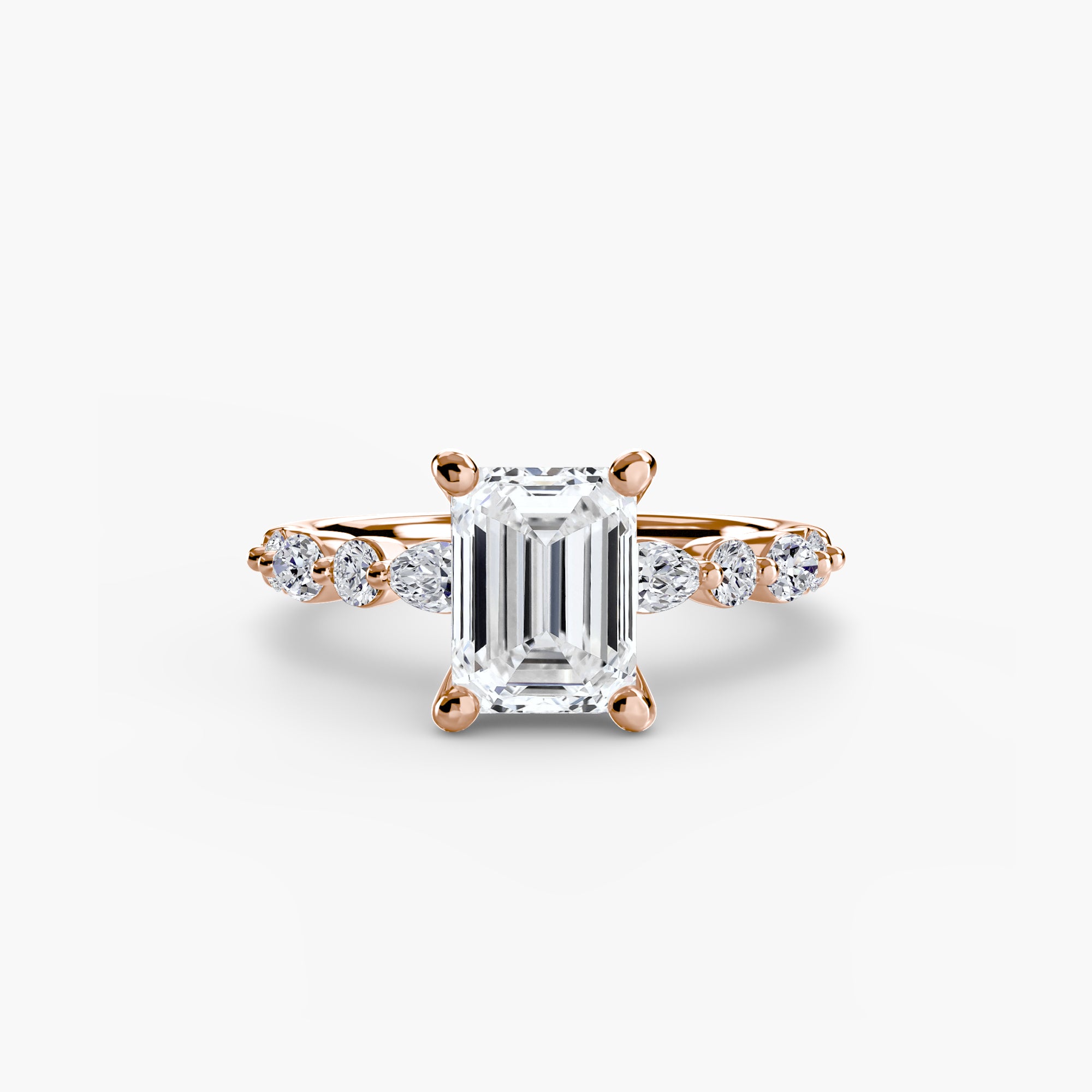 Solitaire mit Eternity Pavé 2