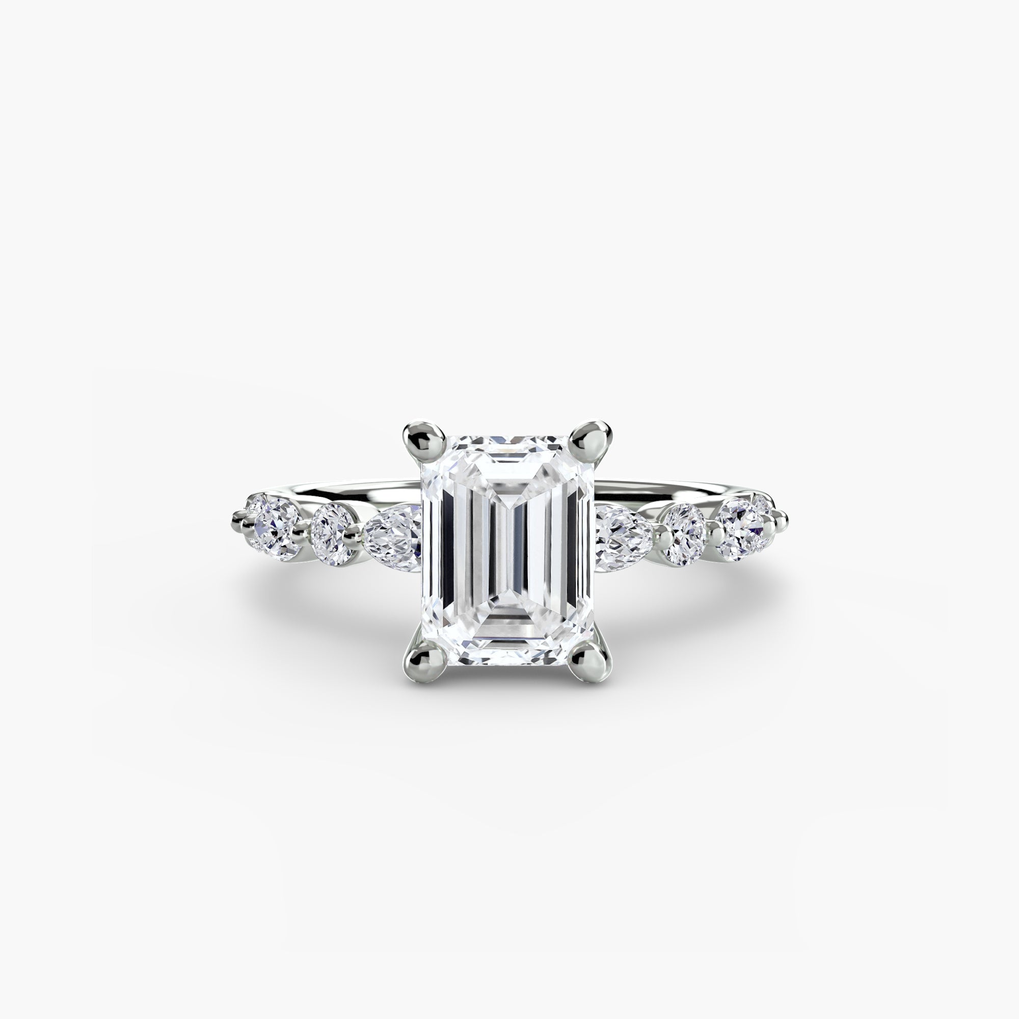 Solitaire mit Eternity Pavé 2
