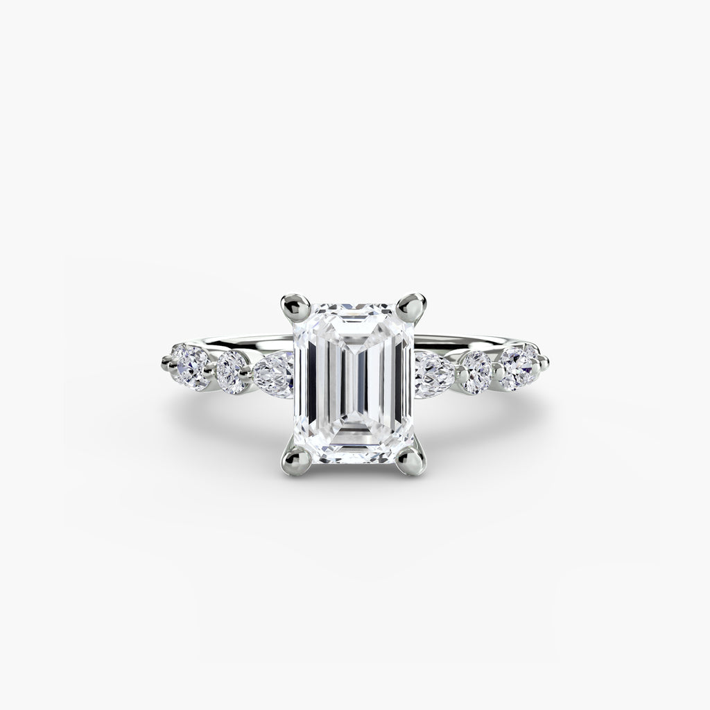 Solitaire mit Eternity Pavé 2