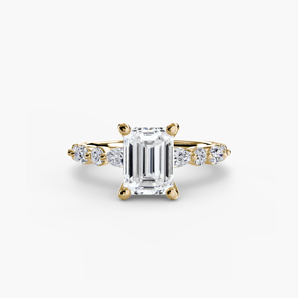 Solitaire mit Eternity Pavé 2