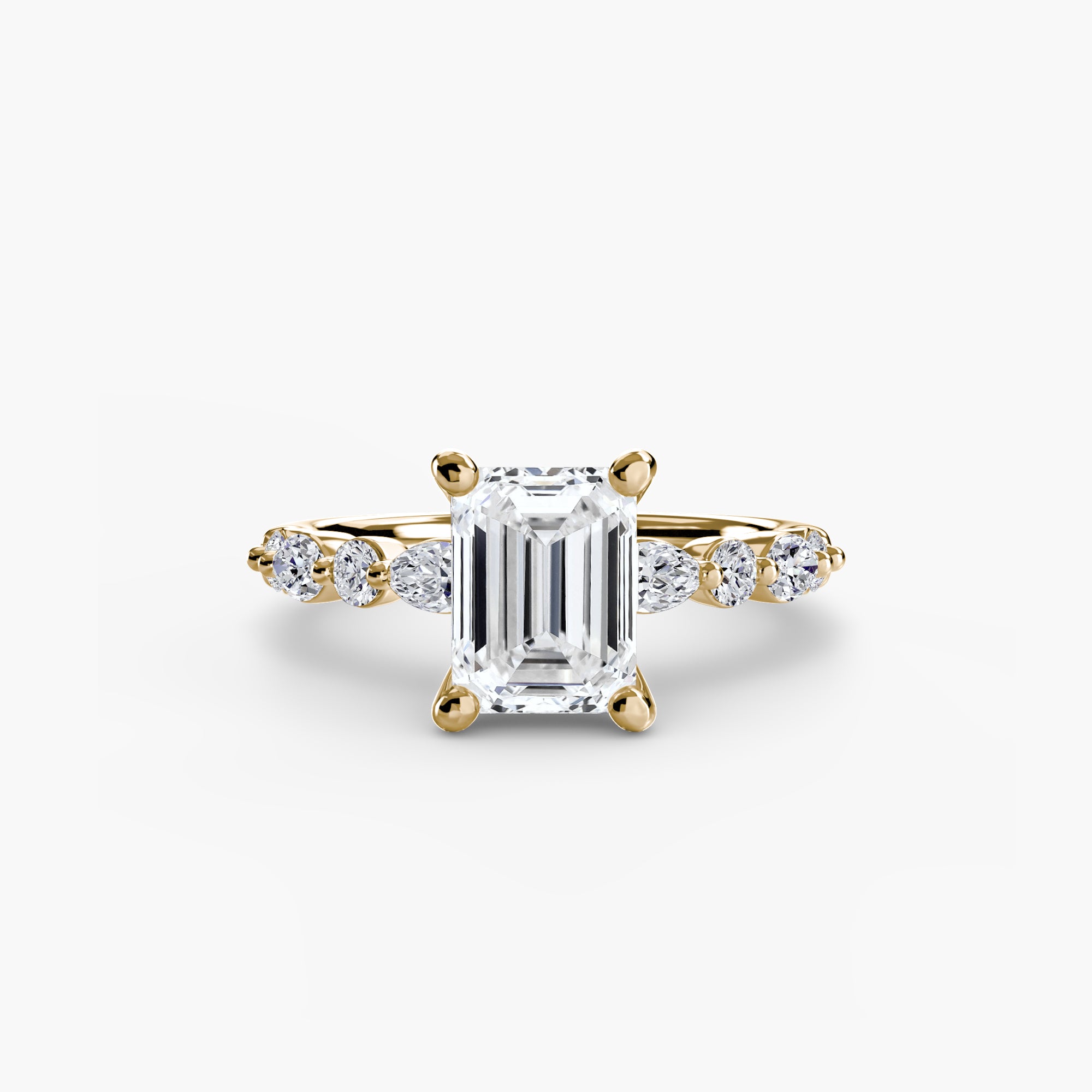 Solitaire mit Eternity Pavé 2