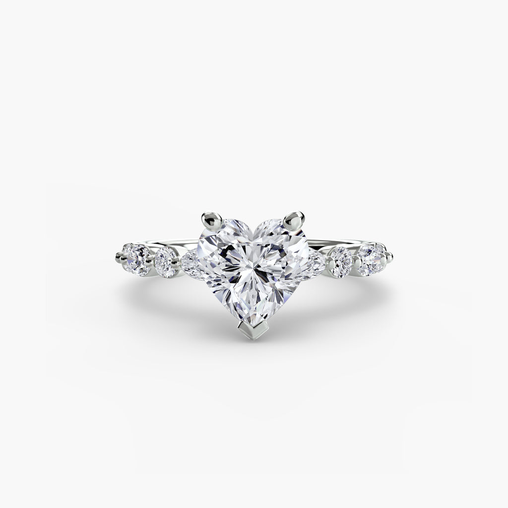 Solitaire mit Eternity Pavé 2