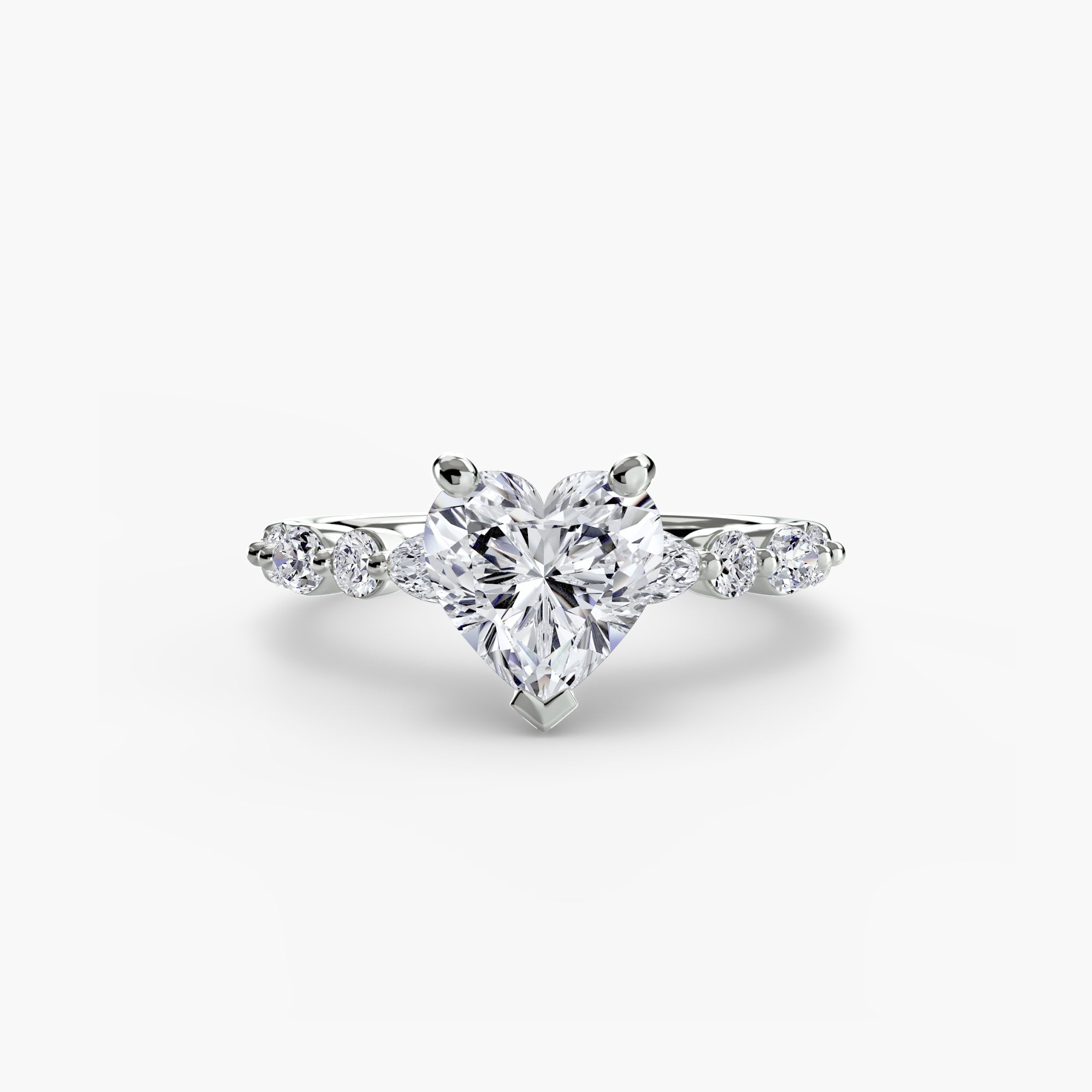 Solitaire mit Eternity Pavé 2