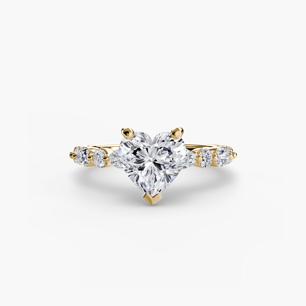 Solitaire mit Eternity Pavé 2