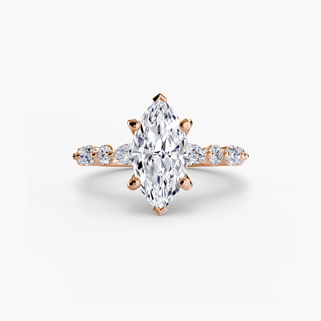 Solitaire mit Eternity Pavé 2
