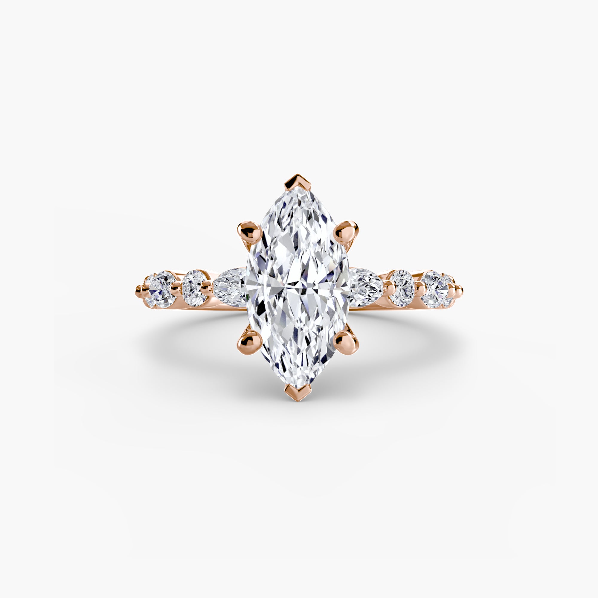 Solitaire mit Eternity Pavé 2
