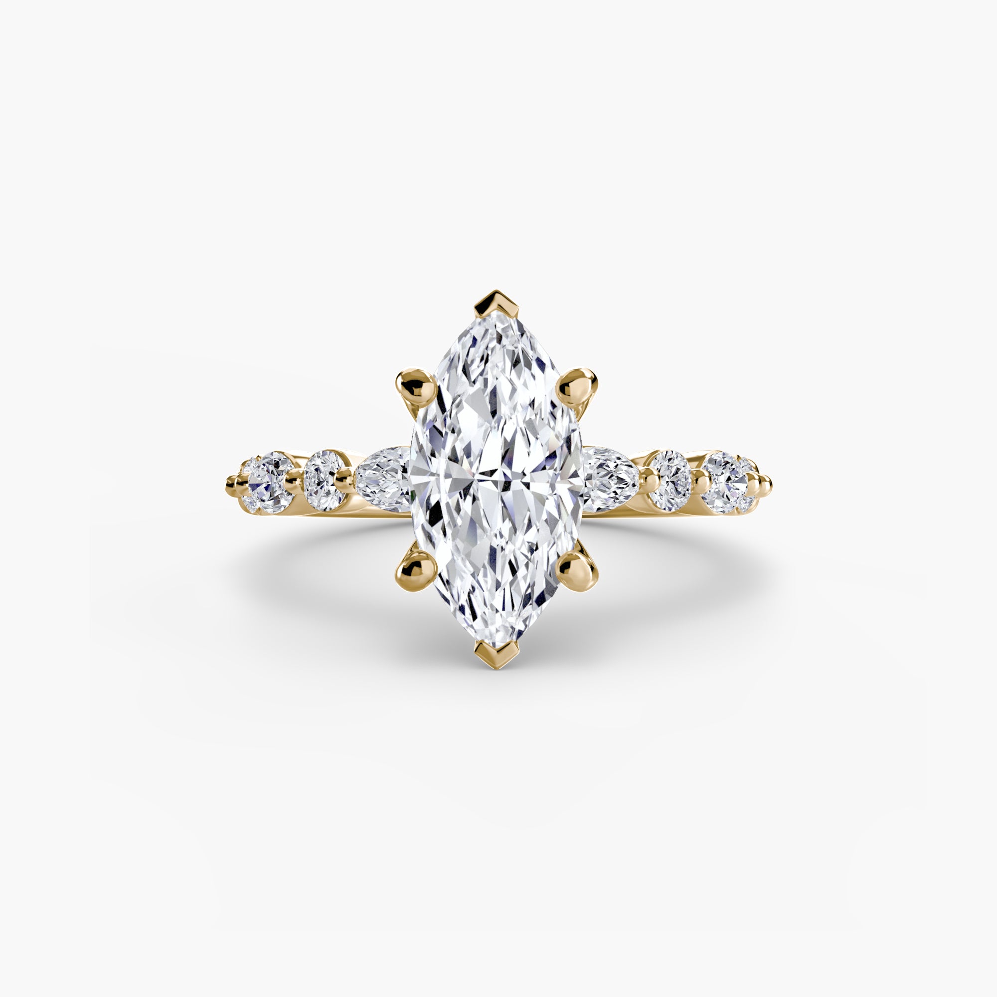 Solitaire mit Eternity Pavé 2