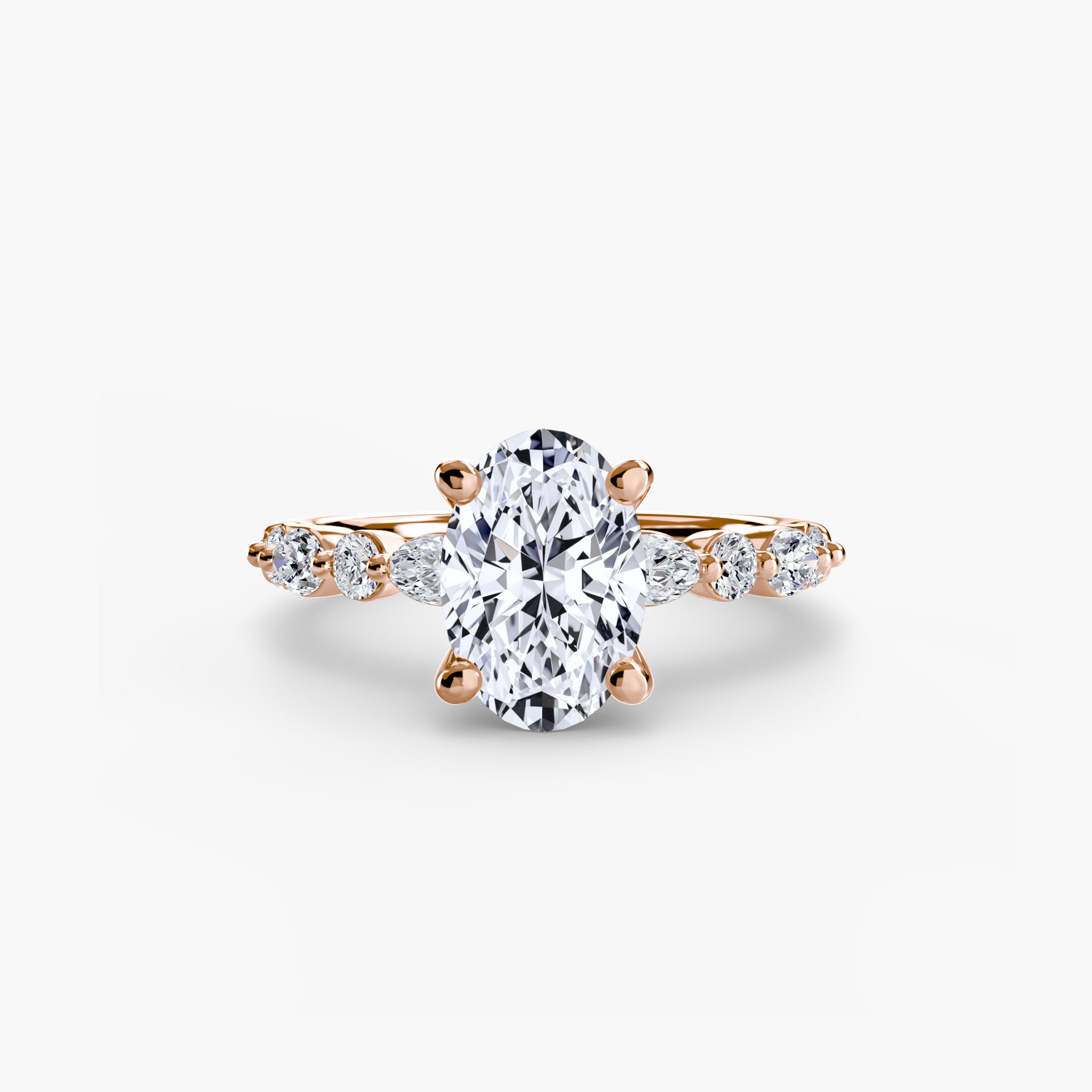 Solitaire mit Eternity Pavé 2