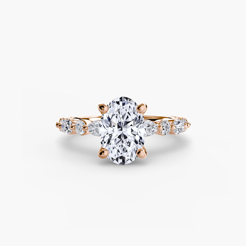 Solitaire mit Eternity Pavé 2
