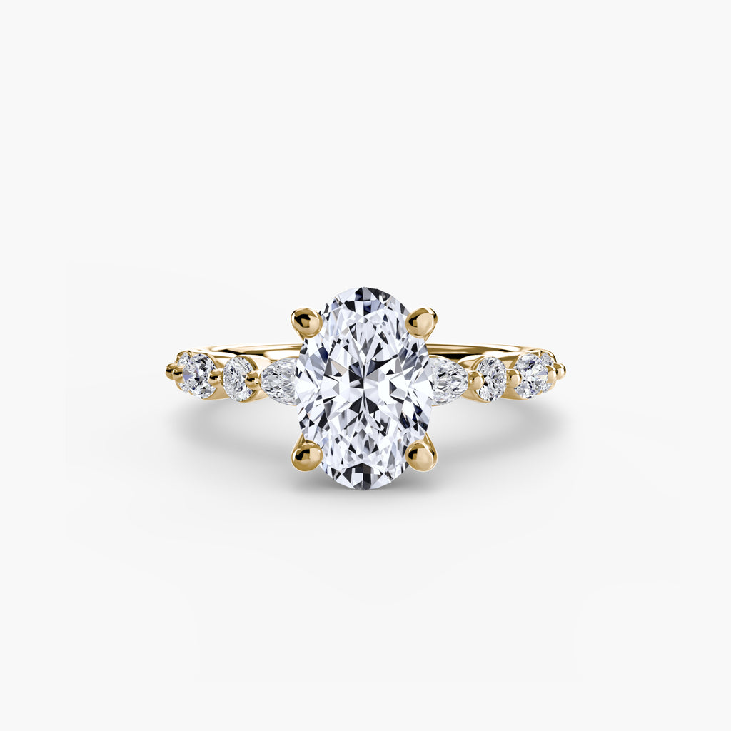 Solitaire mit Eternity Pavé 2