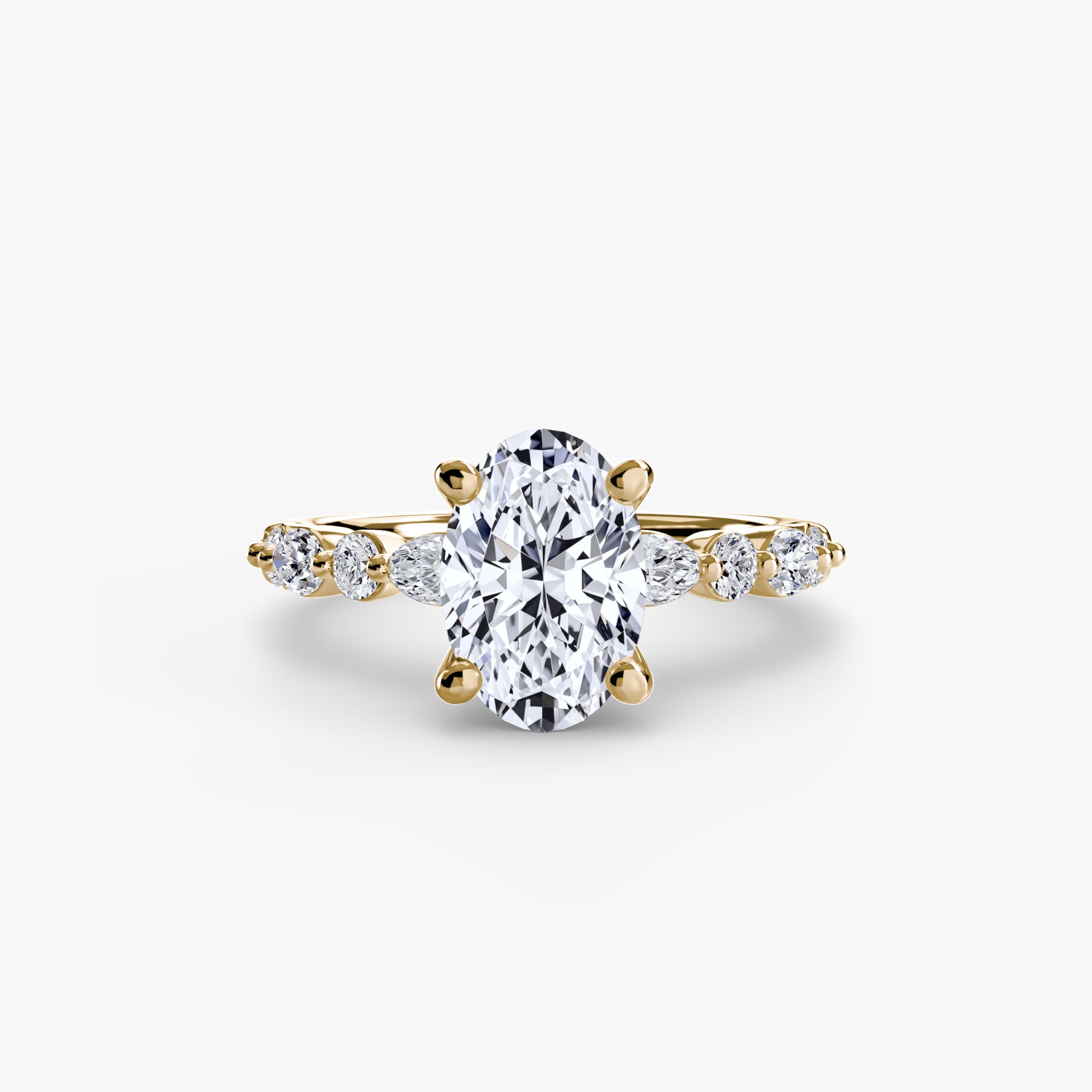Solitaire mit Eternity Pavé 2