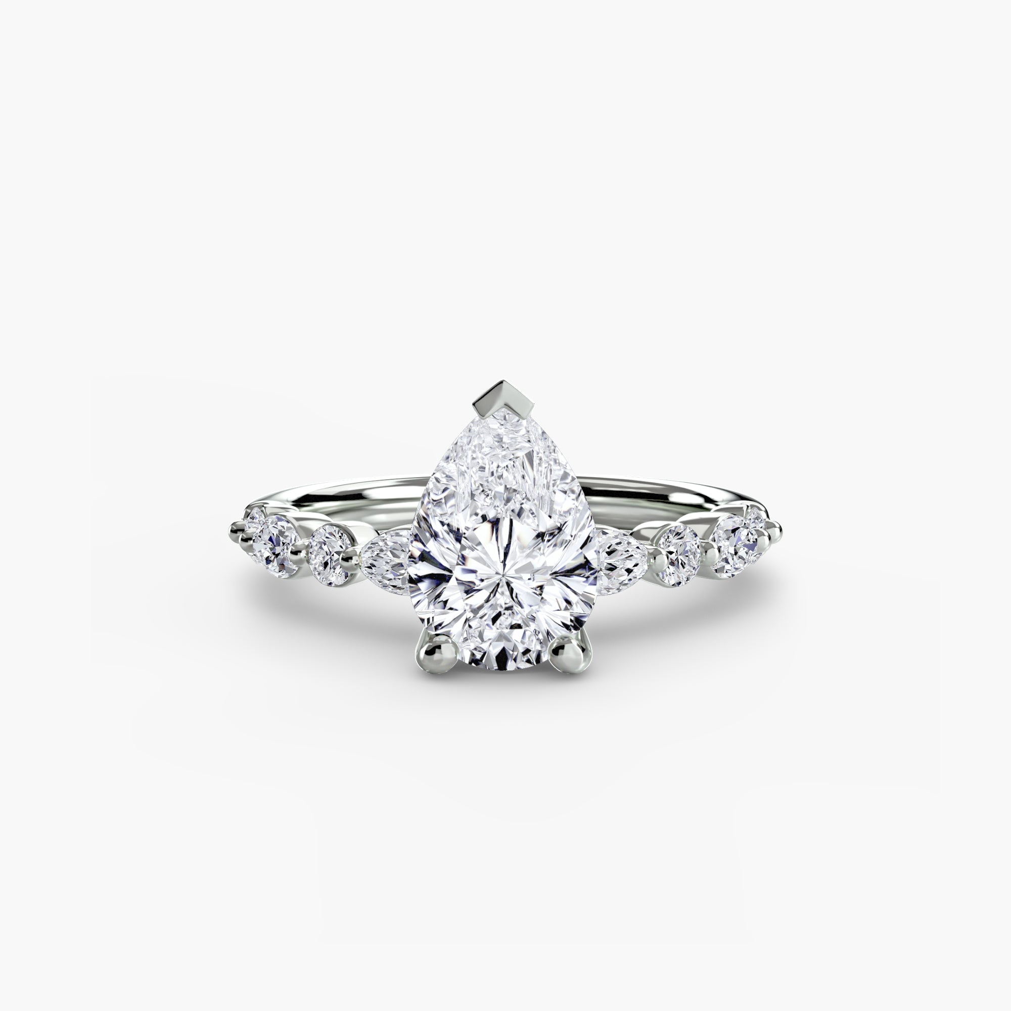 Solitaire mit Eternity Pavé 2