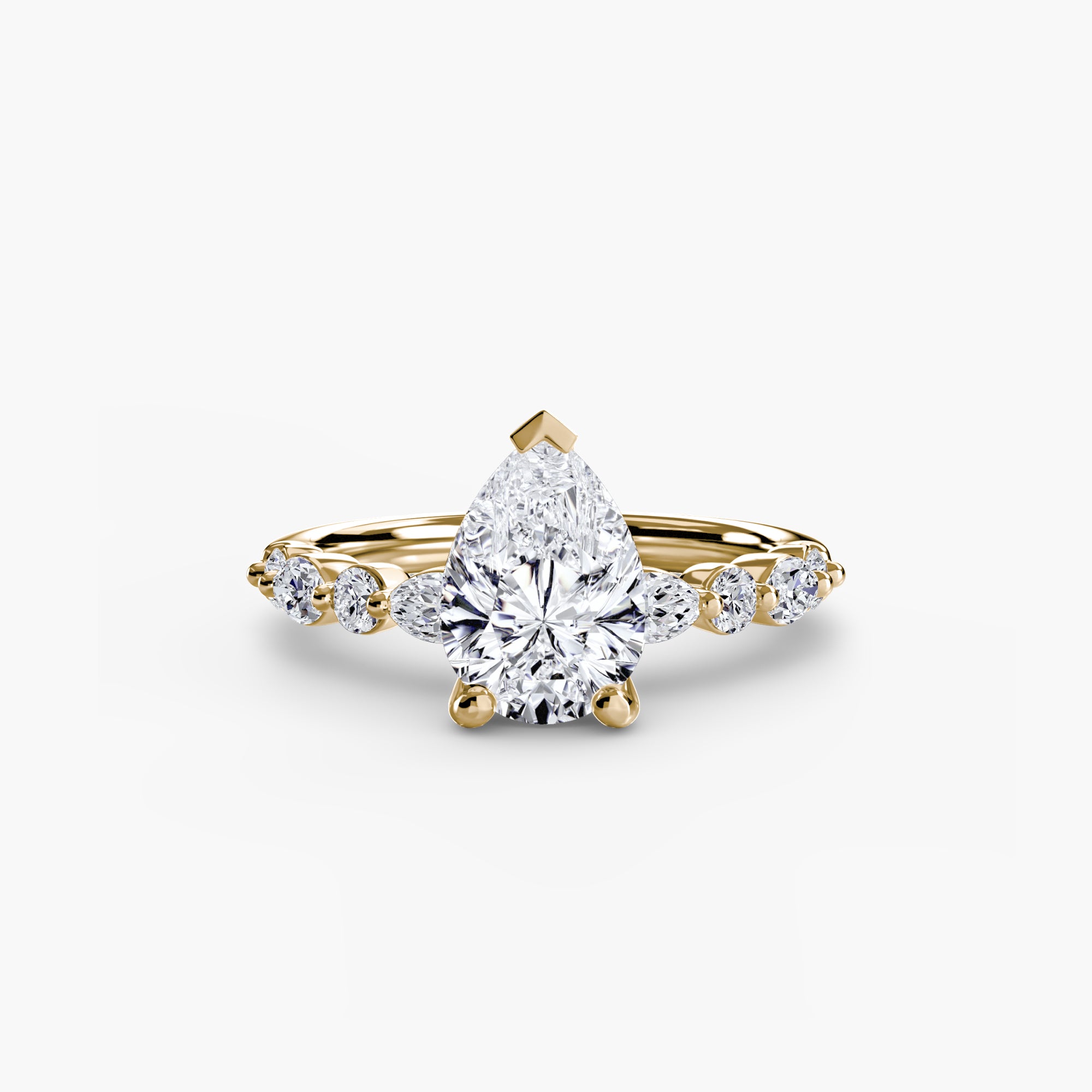Solitaire mit Eternity Pavé 2