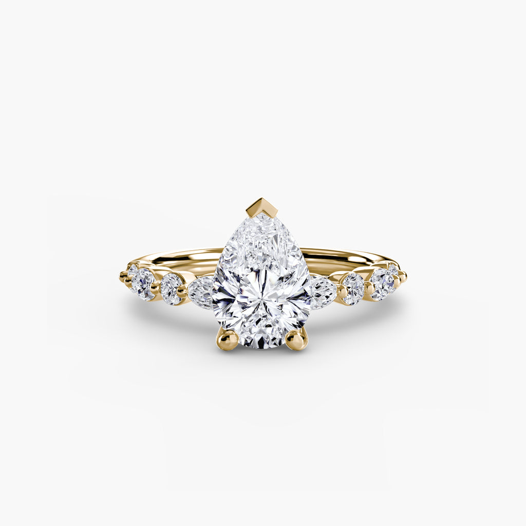 Solitaire mit Eternity Pavé 2