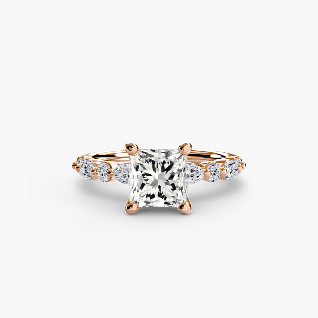 Solitaire mit Eternity Pavé 2