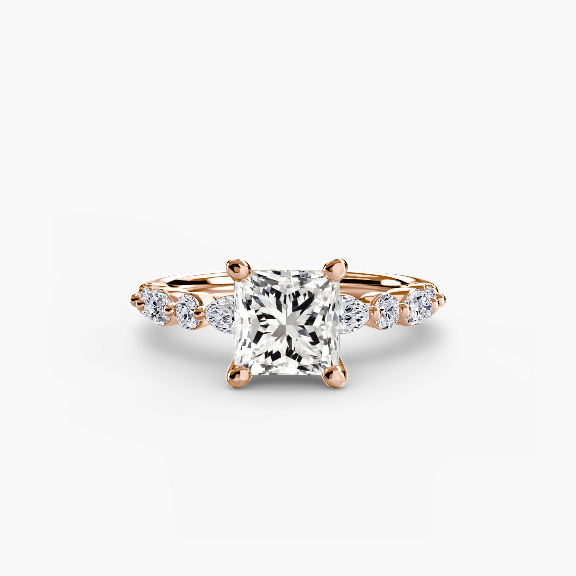 Solitaire mit Eternity Pavé 2