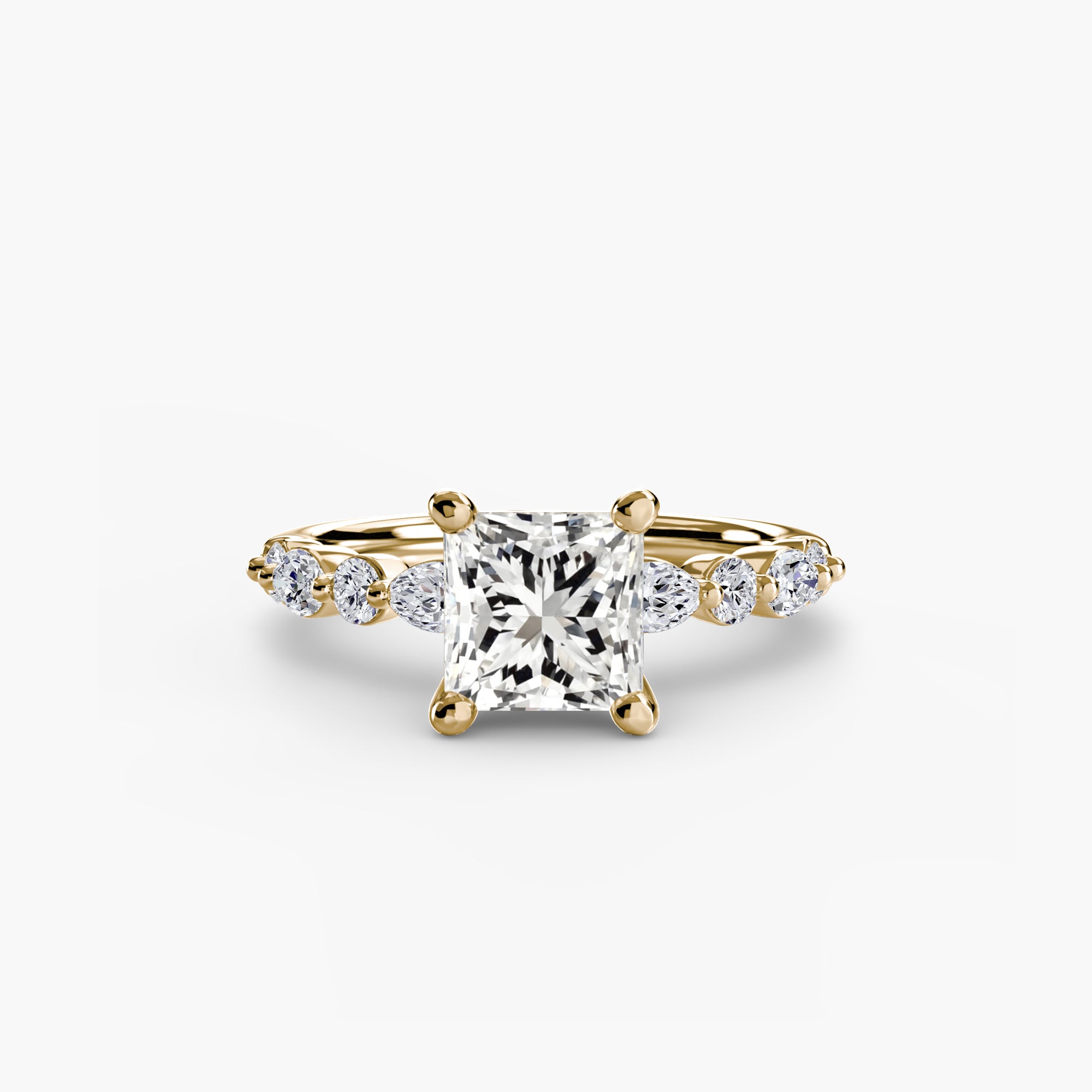 Solitaire mit Eternity Pavé 2