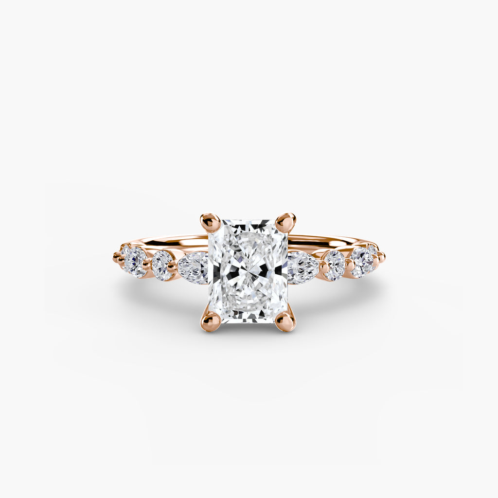 Solitaire mit Eternity Pavé 2