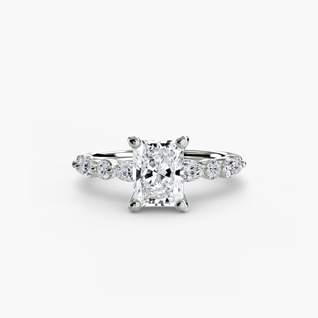 Solitaire mit Eternity Pavé 2