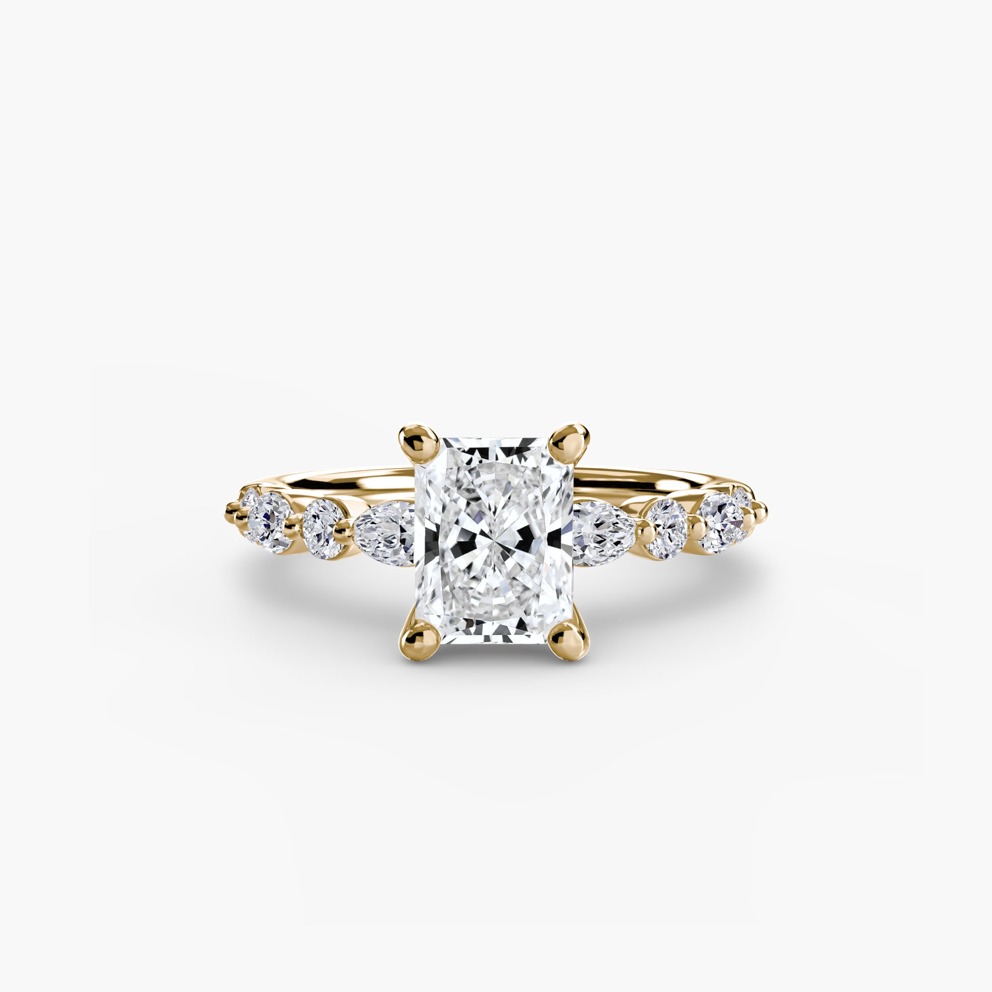 Solitaire mit Eternity Pavé 2