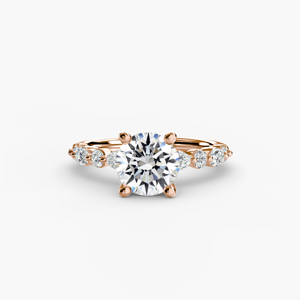 Solitaire mit Eternity Pavé 2