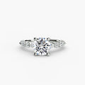 Solitaire mit Eternity Pavé 2