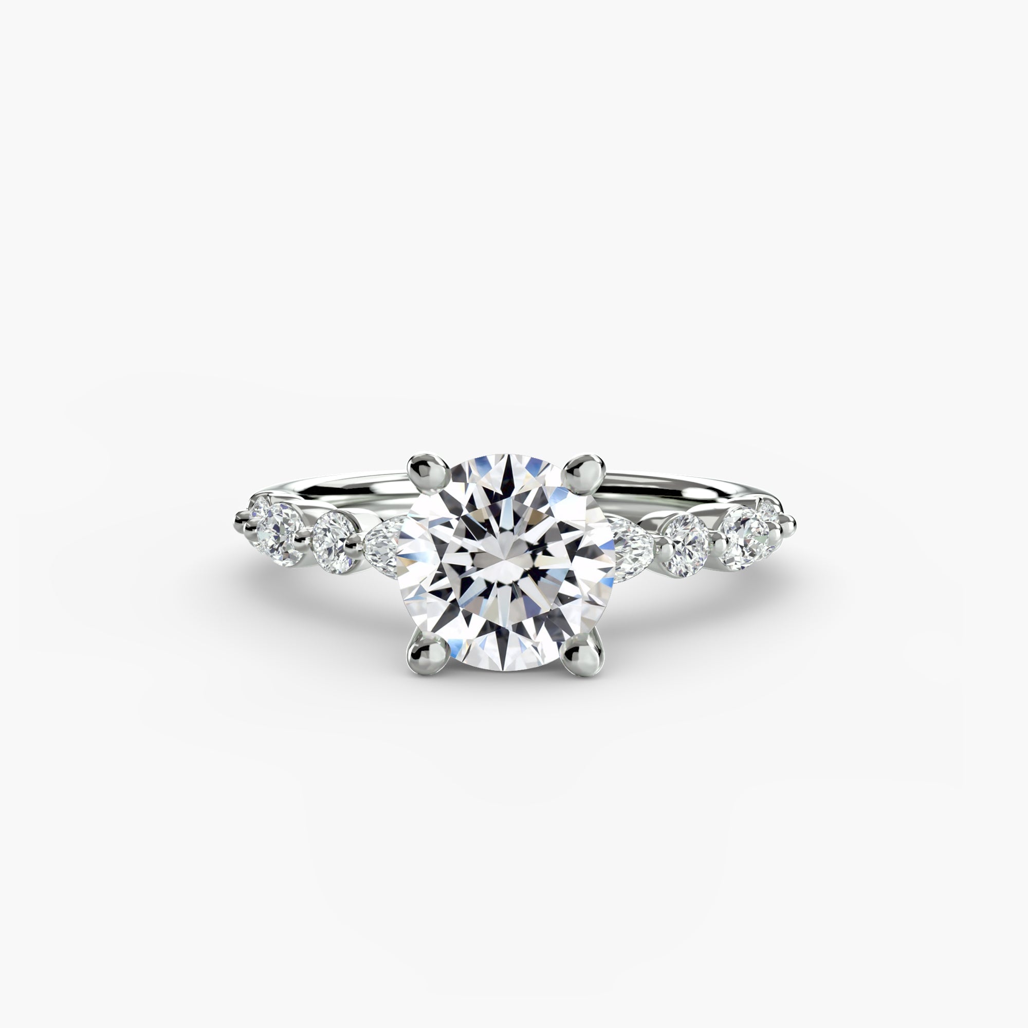 Solitaire mit Eternity Pavé 2