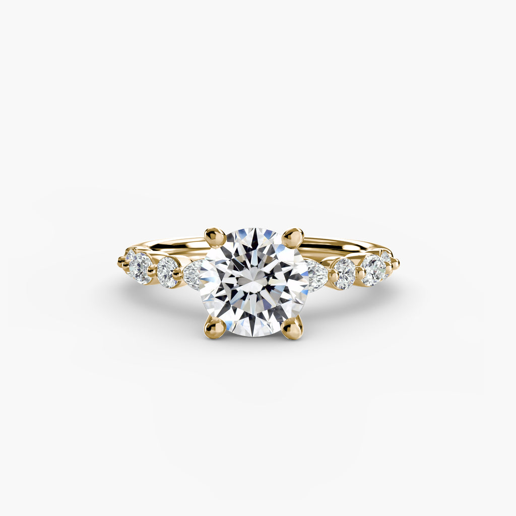 Solitaire mit Eternity Pavé 2