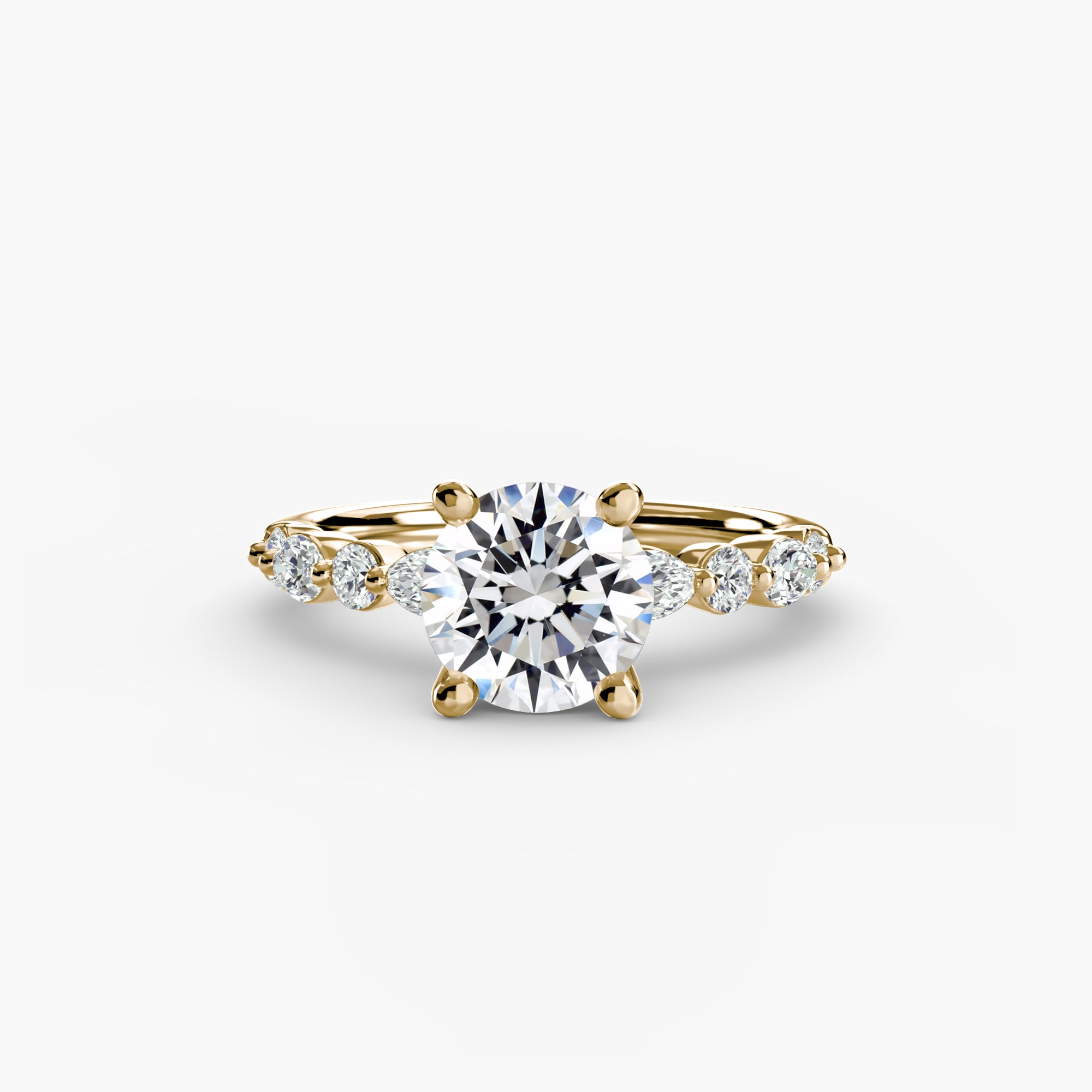 Solitaire mit Eternity Pavé 2